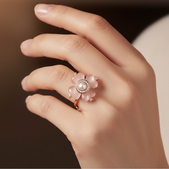 KATE SPADE NEW YORK SPADE FLOWER RING - Picture 3 of 13